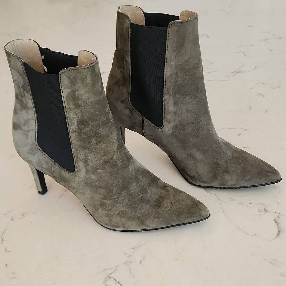 Suede/leather Ankle Boots